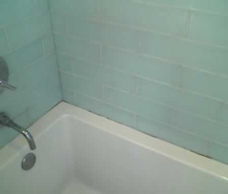 Wall Glass Tiles Re Caulking