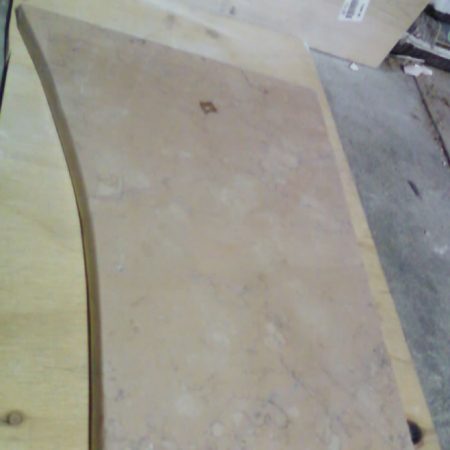 Crooked Marble Panel after Crash Repair