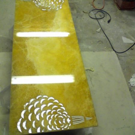 Fixed Indian Onyx Coffee Table