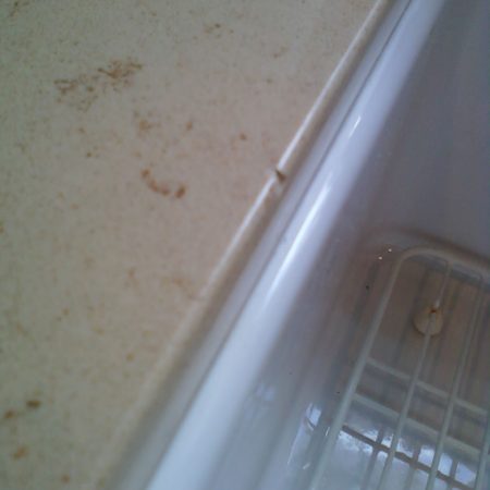 Corian Chip on Sink Edge Repair