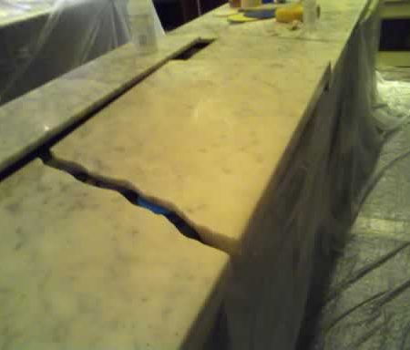 Cracked Retail Store Slab