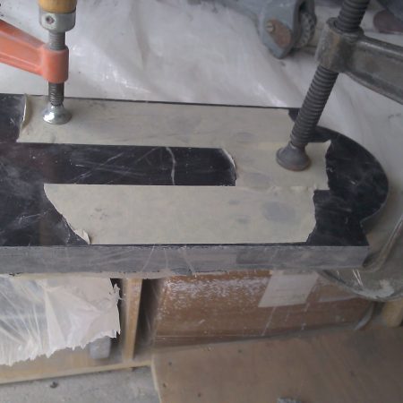 Clock Marble Base Cutting and Shaping