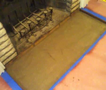 fireplace slab setting b jpg image Fireplace Floor Slab Installation. Sand “Pillow”