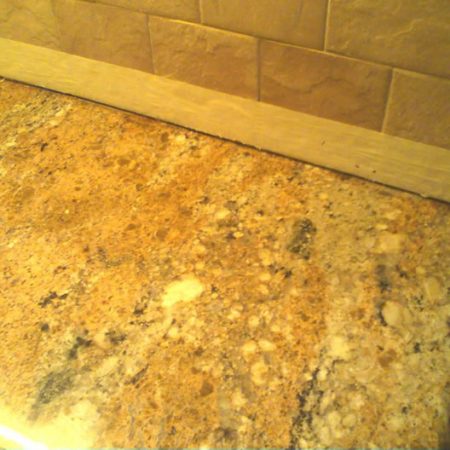 Seam Repair and Improvement. <br>Golden Granite Counter Top