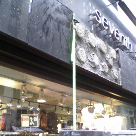 granite storefront replacement b jpg image Conway Store Granite Panels Resetting