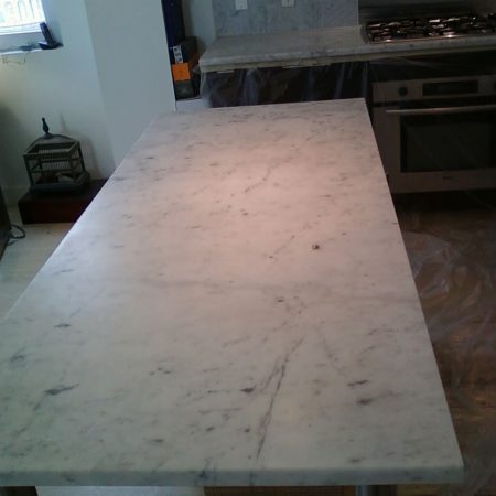 Lack Luster Carrara Kitchen Countertop