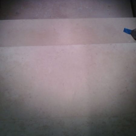 Cleaned & Scrubbed Limestone Steps