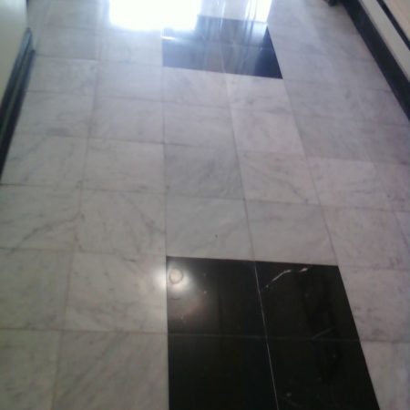 lobby floor restoration after image Lobby Floor Restoration. After