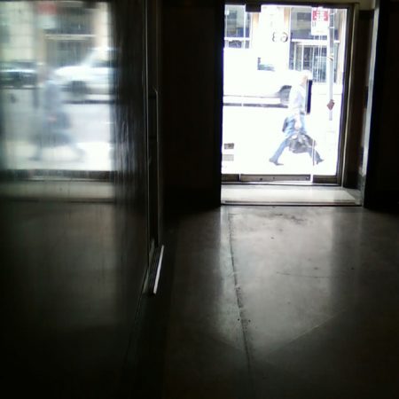 lobby terrazzo before jpg image Shabby Terrazzo Lobby Walls