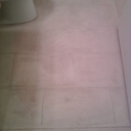 marble floor cleaning before image Soiled Bathroom Limestone Floor