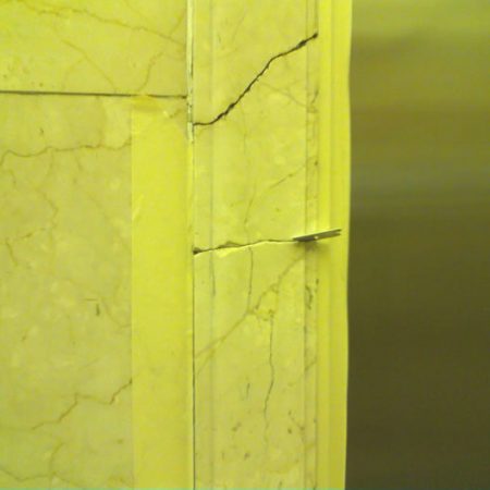 marble molding cracks b jpg image Elevator Оffshoot Crack on Door Frame