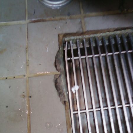 porcelain tile replacement before1 image Chipped Porcelain Tile Before Replacement
