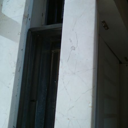 radiator sill after image Fixed Beige Radiator Window Sill