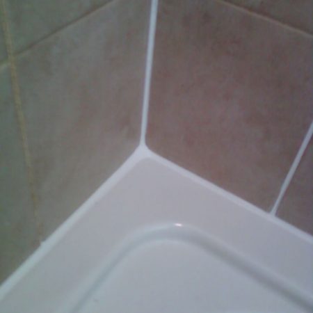 Re-Caulked Bath Tub Top