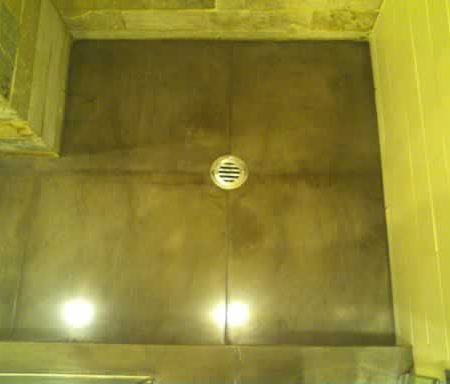 Revived Limestone Shower Floor