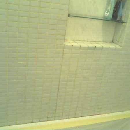 Mosaic Shower Grout Repair