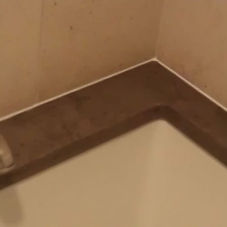 Limestone Bathtub Ledge after Erosion Removal