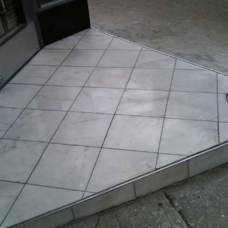 The Fresh Store Tiled Step after Repair