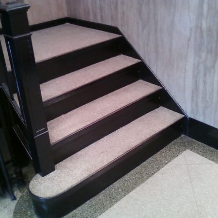 Cleaned and Polished Terrazzo Steps