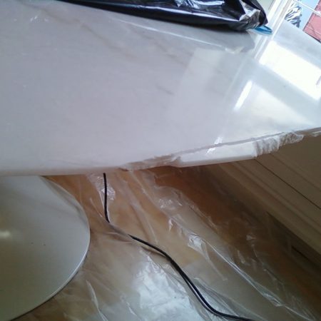 Messed up Saarinen Dining Oval Table (Knife Edge)