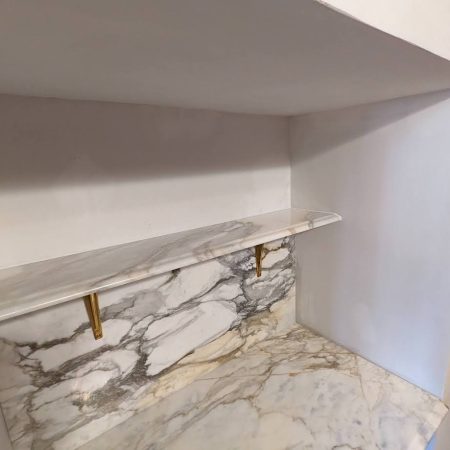 Marble Shelf Installation