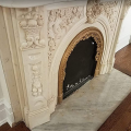 Fireplace floral decorations