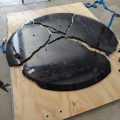 Broken Black Marble Table