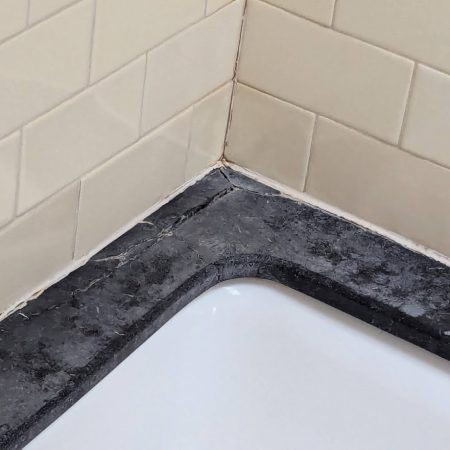 crack in marble bath top image Cracked Marble Tub Top/Bad Caulk