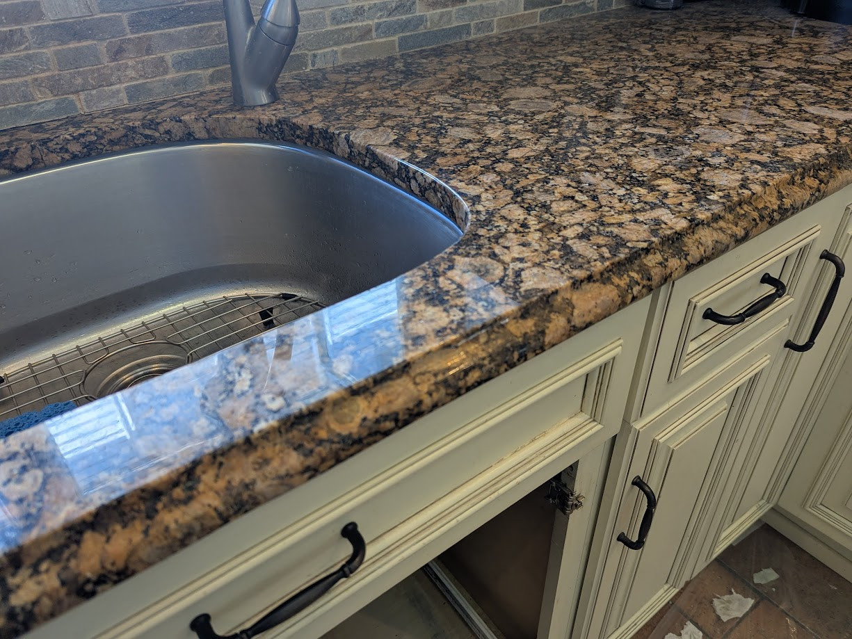 Fixed Granite Countertop With Sink