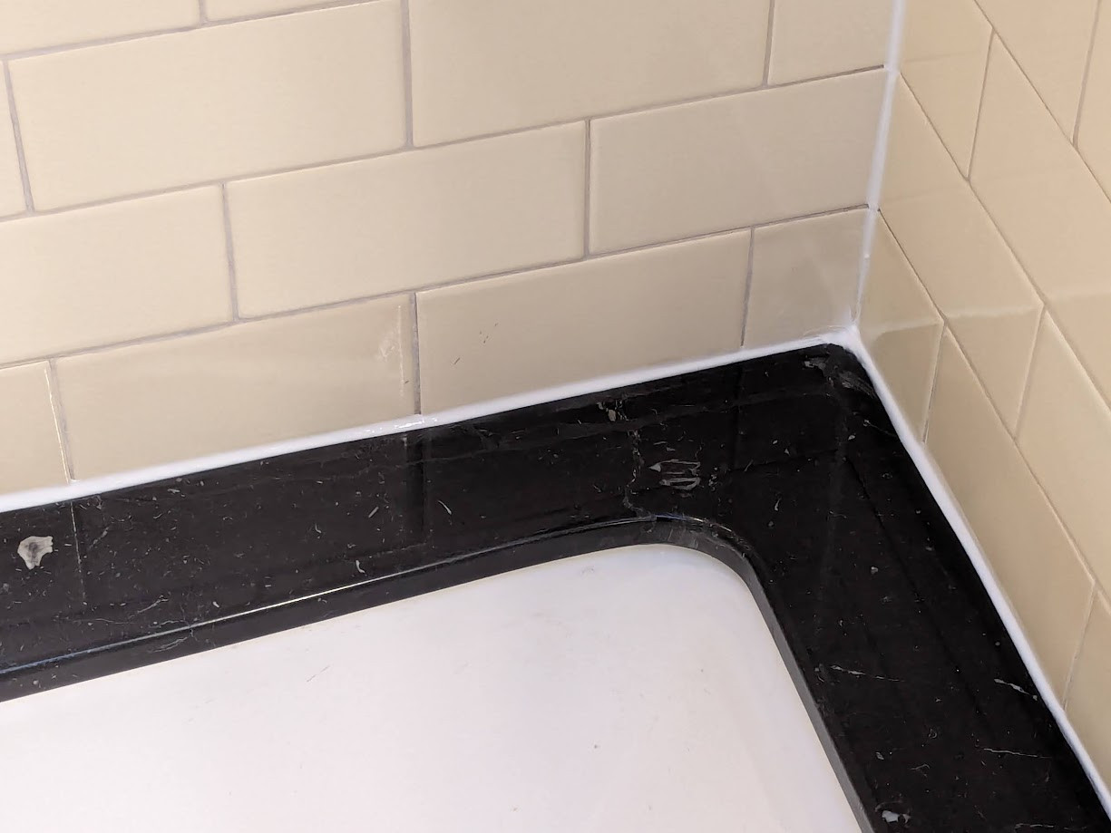 Marble Bath Top After Restoration