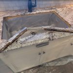 Granite Countertop With Metal Rods