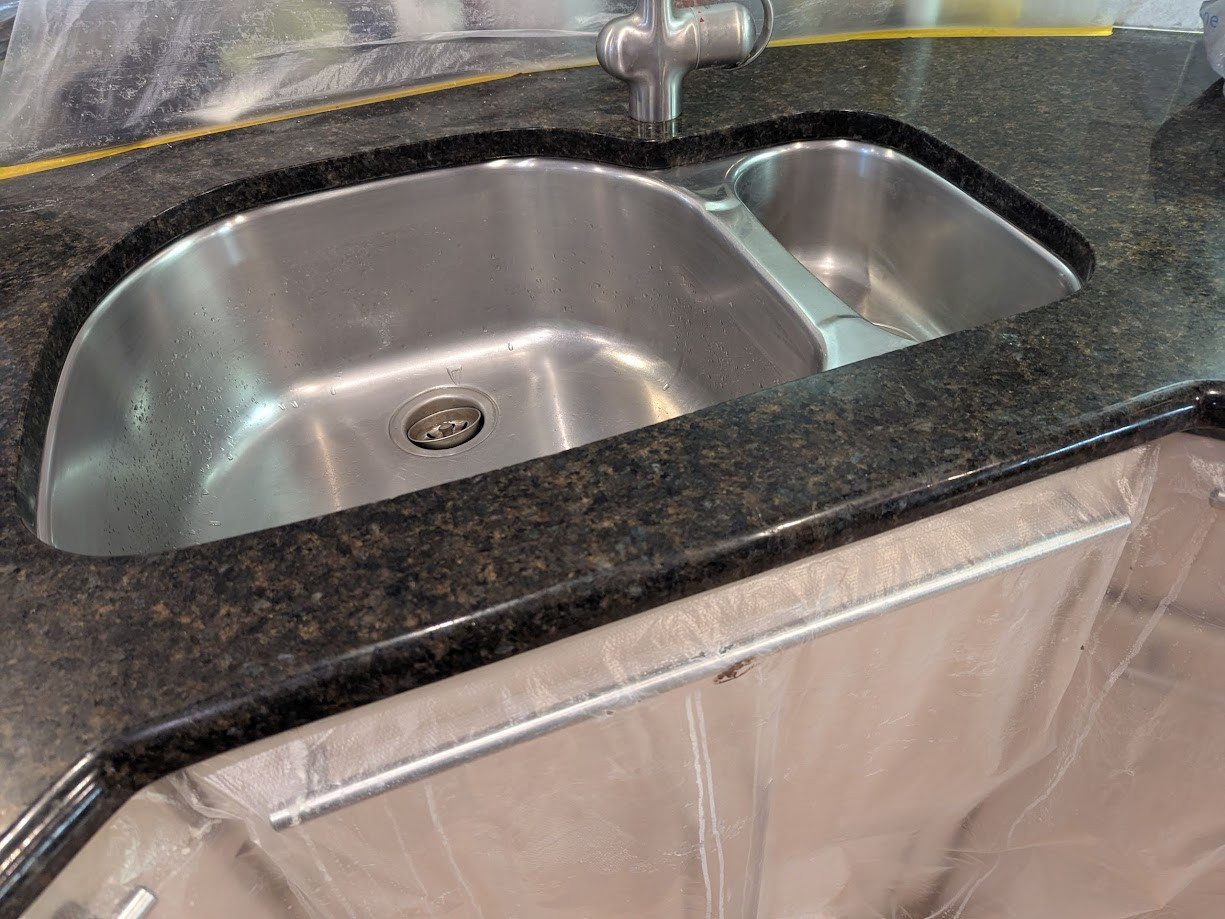 Ubatuba Granite Countertop Sink