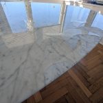 Table Surface With Peeling Coat