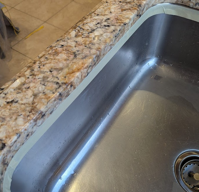 Updated Kitchen Sink Repair Repaired Kitchen Sink Corner