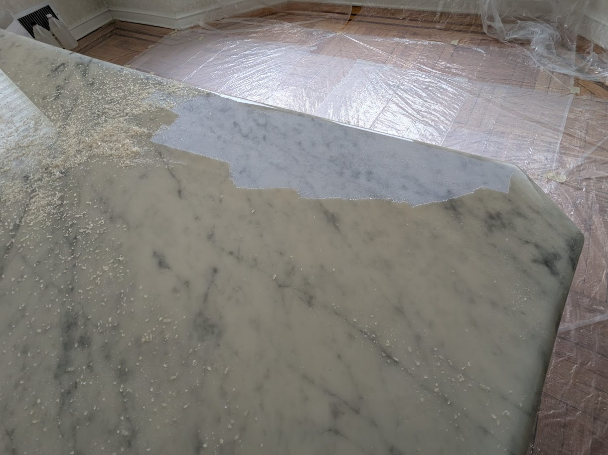 Yellow Coat Mechanical Delamination