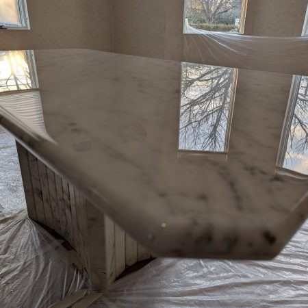 UV-Resistant Epoxy Applied