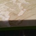 Beige Counter Edge With Nick Repair