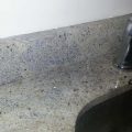 Beige Granite Backsplash Seamed