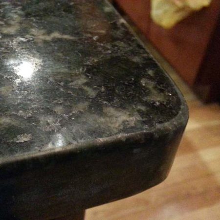 UbaTuba Granite Counter Unnoticeable Chip