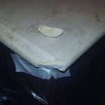 Botticino Classico Marble Ogee Edge Repair