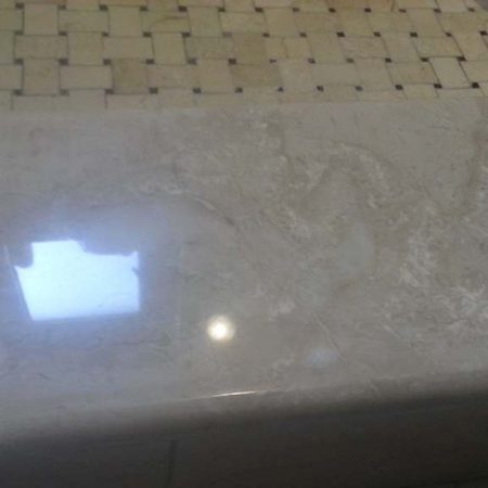 Shower Saddle after Crack Repair