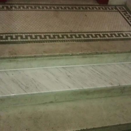 Foyer Marble Step just Installed. Midwood Brooklyn