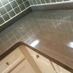 Brown Limestone Shine Finish On Surface