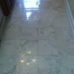 Buffed Tiled Kitchen Floor