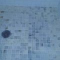 Calcium Builup Mold Removal White Mosaic Shower Floor