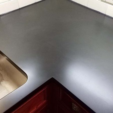 Smoothed and Polished Slate Stone Countertop