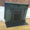 Cleaned Textured Victorian Slate Mantelpiece