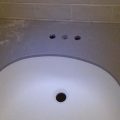 Corian Molded Sink Hairline Crack Restored