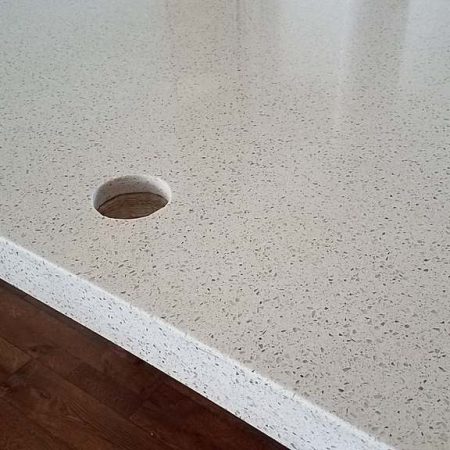 Countertop Hole Drilled for Faucet