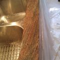 Crack Along Sink Few Colors Matched Fixed